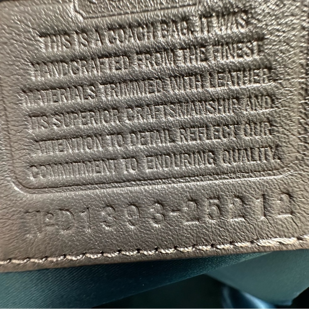 Coach Madison Madeline Satchel East West Mini Op Art Leather Trim - Picture 13 of 13